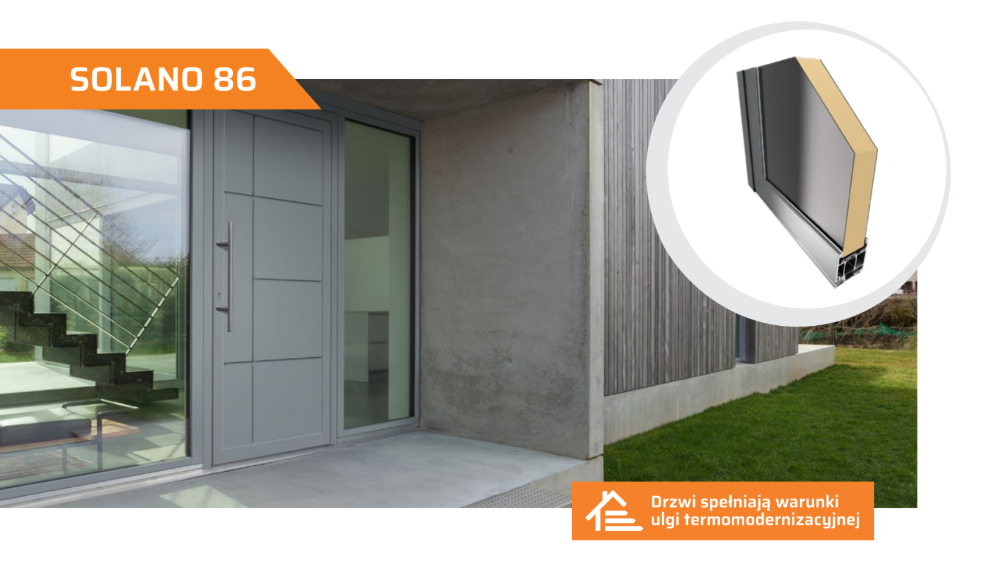 Drzwi zewnętrzne aluminiowe Ełk